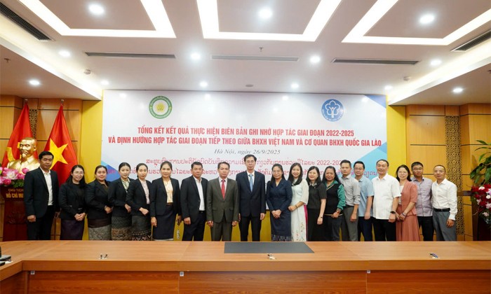 Tăng cường hợp tác an sinh xã hội giữa BHXH Việt Nam và Cơ quan BHXH Quốc gia Lào
